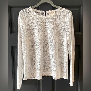 Lace top by sezane